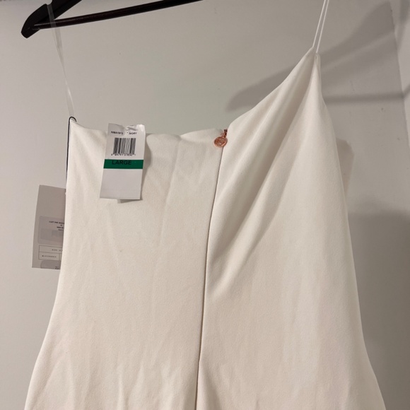 Nookie Lust One-Shoulder Gown Ivory Maxi Dress $339US Size L Made In Australia - Picture 14 of 14